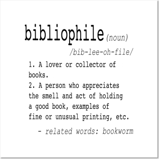 bibliophile Posters and Art